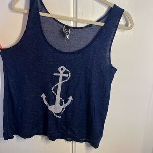 Anchor Sweater tank top